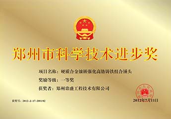 鄭州市（shì）科技技（jì）術進步獎