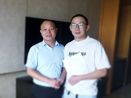 簽約喜訊!南京市客戶訂購整套裝修裝潢垃圾資源化利（lì）用成套裝備