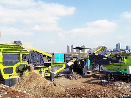 建築垃圾專用移動破碎站——建築垃圾再利用